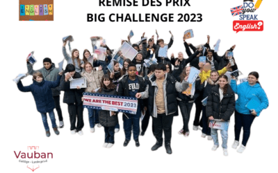 Remise des prix du BIG CHALLENGE 2023