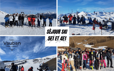 Séjour au ski – Du 4 au 10 Février 2024 – Classes de 5e1 et 4e1