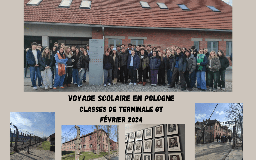 Voyage scolaire en POLOGNE – Classes de Terminale GT – Février 2024