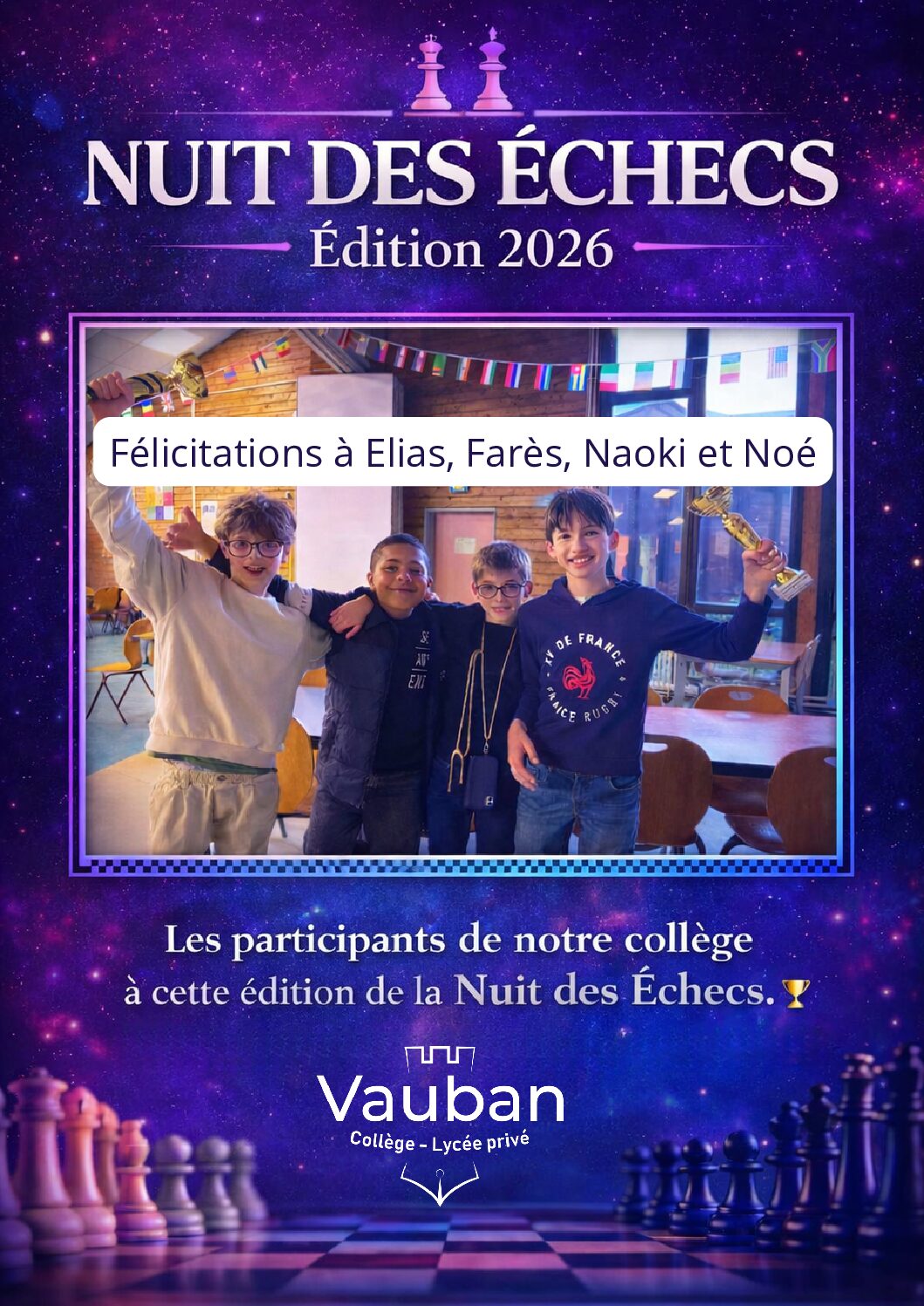 ♟️ Retour sur la Nuit des Échecs !