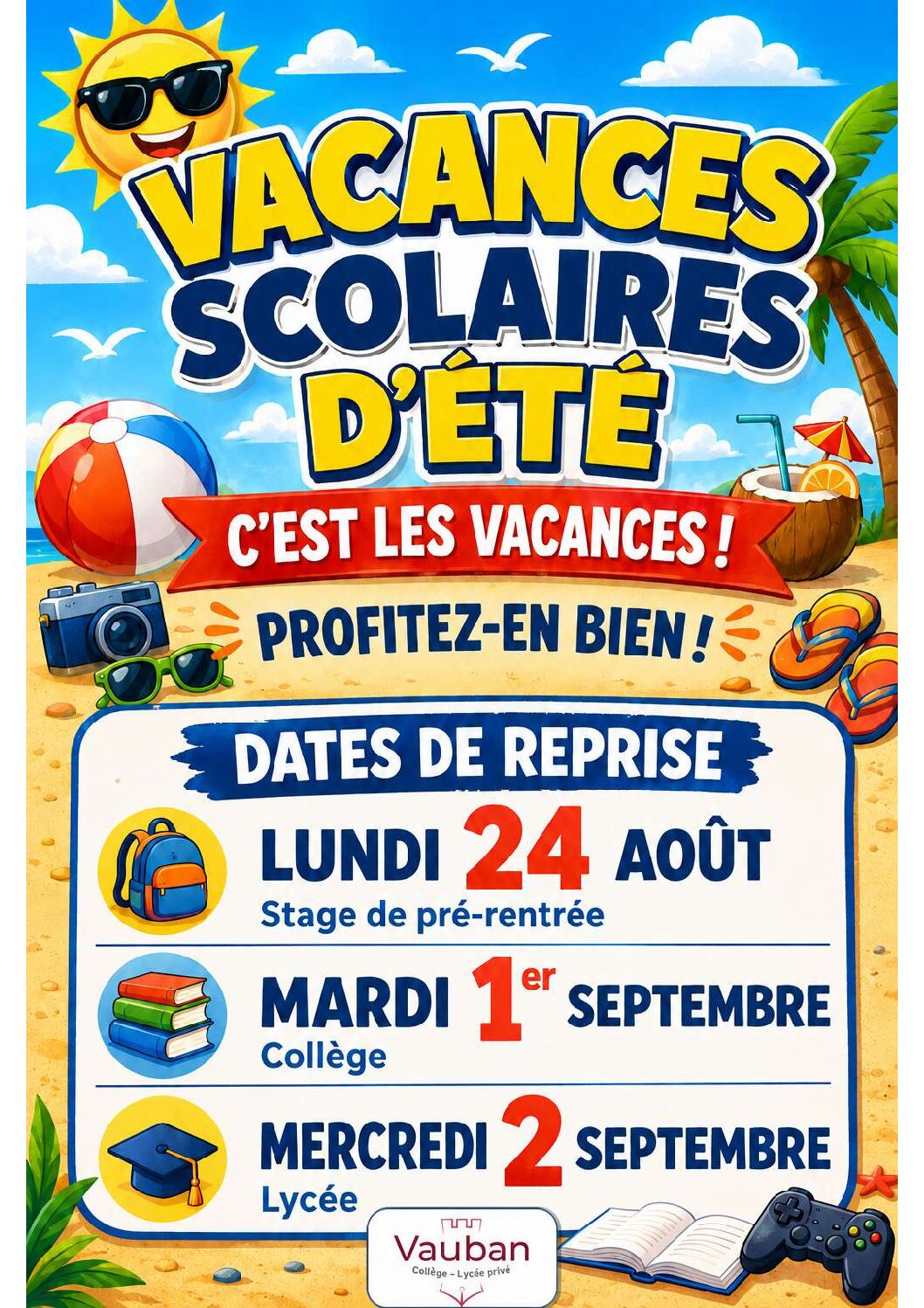 Bonnes vacances d’été